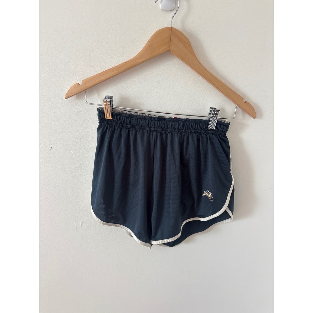 Tracksmith Mens Van Cortlandt Mesh Running Shorts Navy Blue White Size S